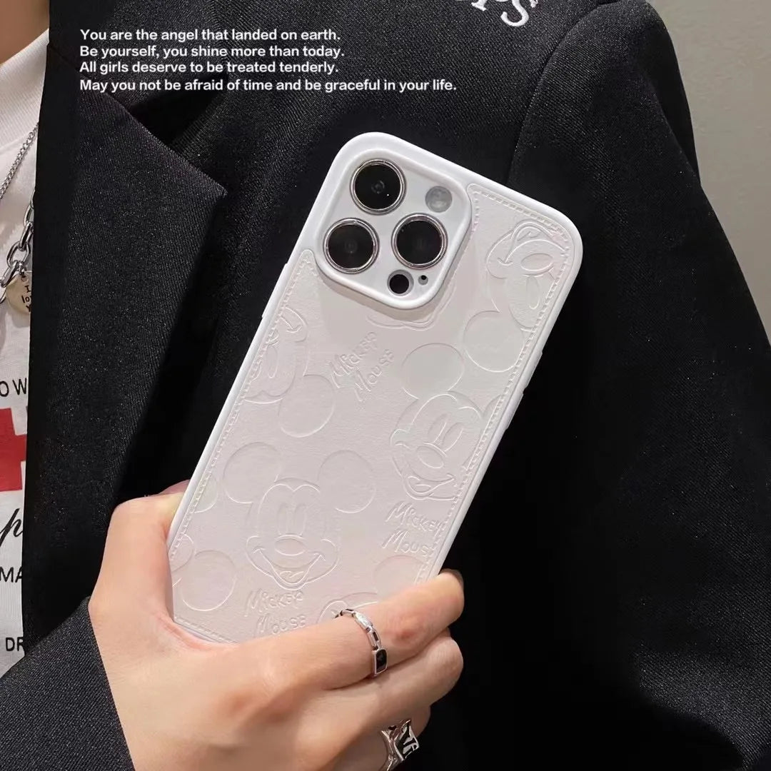 3D Embossed Cartoon Silicone Phone Case for iPhone 15 14 13 12 11 cover