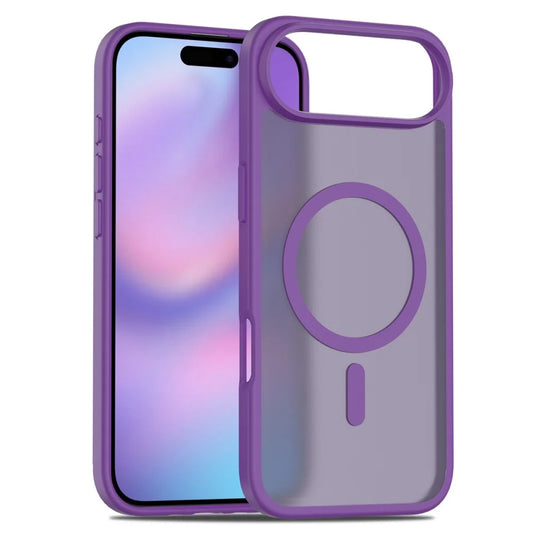 Matte For Magsafe Magnetic Case For iPhone 17 Air 16 15 14 13 12 11 Pro Max Plus SE4 16e Mini Wireless Charge Hard Armor Cover