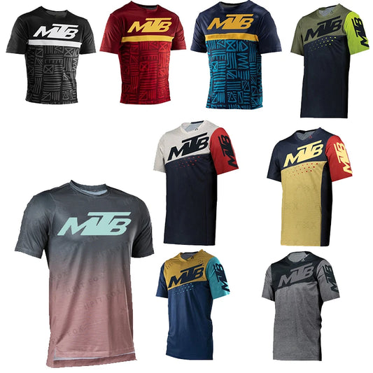 2025 Motocross Mountain Enduro Bike Clothing Bicycle Moto Downhill T-shirt  Women Men Cycling Jersey MTB Shirts BMX