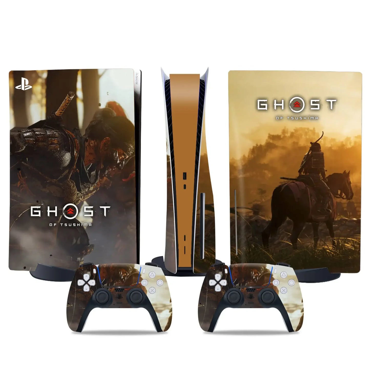 Ghost of Tsushima For PS5 disc Console and Controllers stickers For ps5 disk skin sticker for ps5 disk vinyl sticker