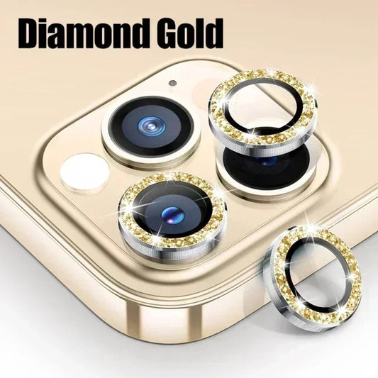 3Pcs Metal Lens Protector Glass for IPhone 16 13 12 11 14 15 Pro Max Mini Back Camera Lens Protection for IPhone 14 15 16 Plus