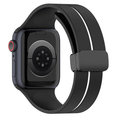 Magnetic Strap For Apple watch ultra 2 band 49mm Silicone Bracelet iWatch Series 9 7 8 6 5 4 3 se 44mm 45mm 40mm 41mm 42mm 38mm