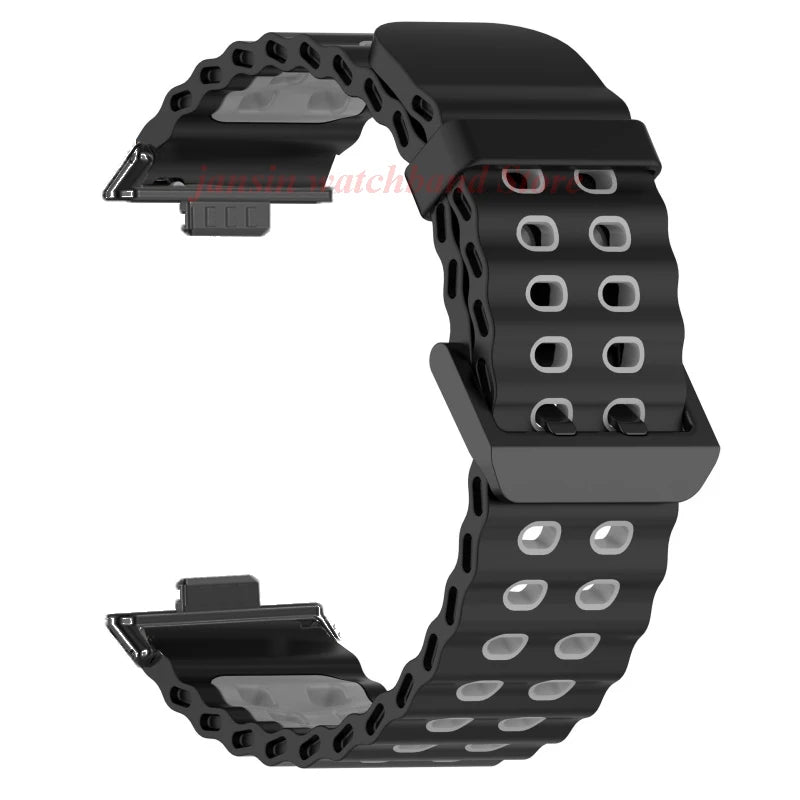 Sports Silicone Strap For Huawei Watch Fit 4 Pro Band Breathable Replacement Bracelet Correa For Huawei Fit3 Fit4 Accessories