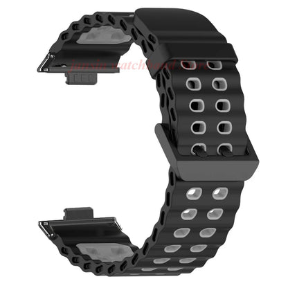 Sports Silicone Strap For Huawei Watch Fit 4 Pro Band Breathable Replacement Bracelet Correa For Huawei Fit3 Fit4 Accessories