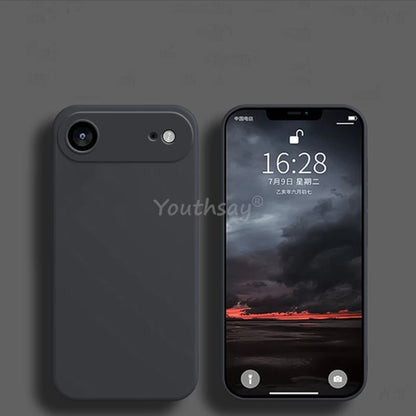 For iPhone 17 Air Case Liquid Silicone Plain Case For iPhone Air Cover TPU Anti-drop Phone Protector For iPhone 17 Pro Max Case