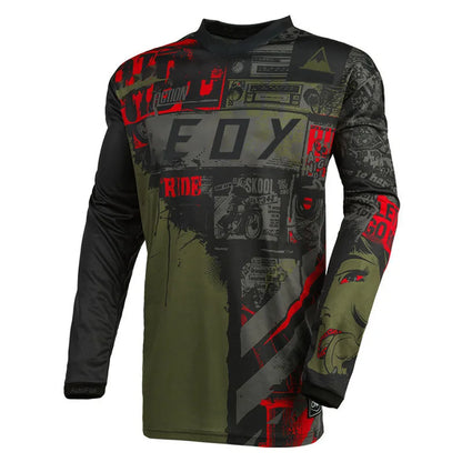 Motorcycle Jersey Eoy Quick Dry Mountain Bike T-Shirt Long Sleeve Downhill Jersey MTB T shirt Moto Camo Breathable