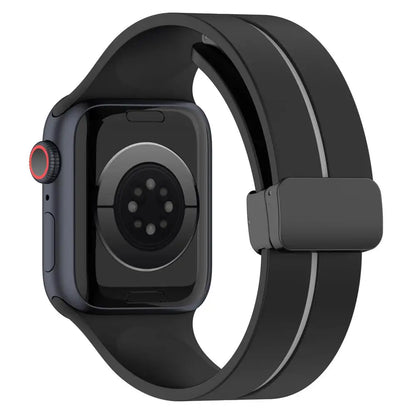 Magnetic Strap For Apple watch ultra 2 band 49mm Silicone Bracelet iWatch Series 9 7 8 6 5 4 3 se 44mm 45mm 40mm 41mm 42mm 38mm
