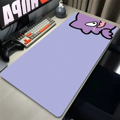Colorful Gaming Keyboard Rug Laptop Japan Cool Anime Mouse Pad XXL Black P-pokemon Desk Mat PC G-gengar Gamer Cabinet Mousepad - ST Superstore
