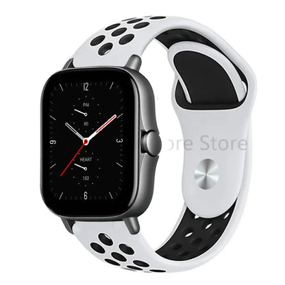 20mm 22mm Bracelet for Amazfit strap Silicone GTS/2/2e/GTS2 Mini/GTR 42mm/47mm/GTR2/2e/stratos 2/3 Sport Watch band Amazfit bip