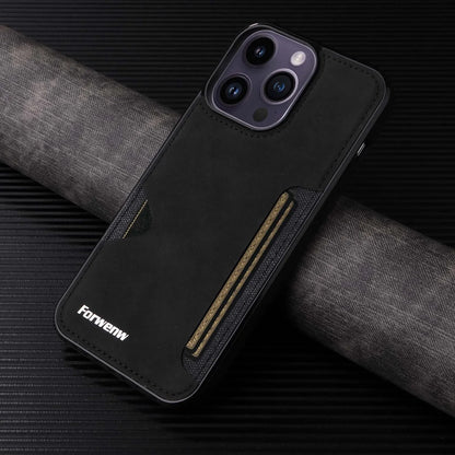 Retro Card Holder Phone Case for iPhone 16 15 14 13 12 11 Pro Max Mini XS XR X SE 2020 2022 7 8 Plus Wallet PU Leather Cover - ST Superstore