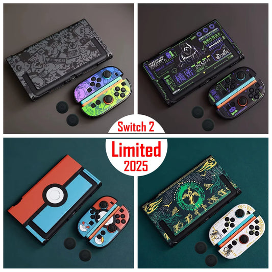 Limited Full Protector Cover Protective Case Shell for Switch 2 Consonle w/ Free Thumb Stick Cover Game Accessories
