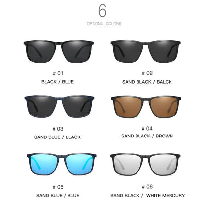 Polarking New Luxury Polarized Sunglasses Men Driving Shades Male Sun Glasses Vintage Travel Fishing Classic Sun Glasses 400