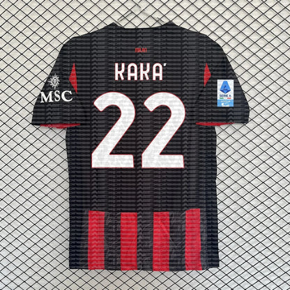 2025 Best-selling New 3D Printed AC Milan Soccer Jersey for Men and Women, Quick-drying Shirt Breathable MOTO Trendy T-shirt