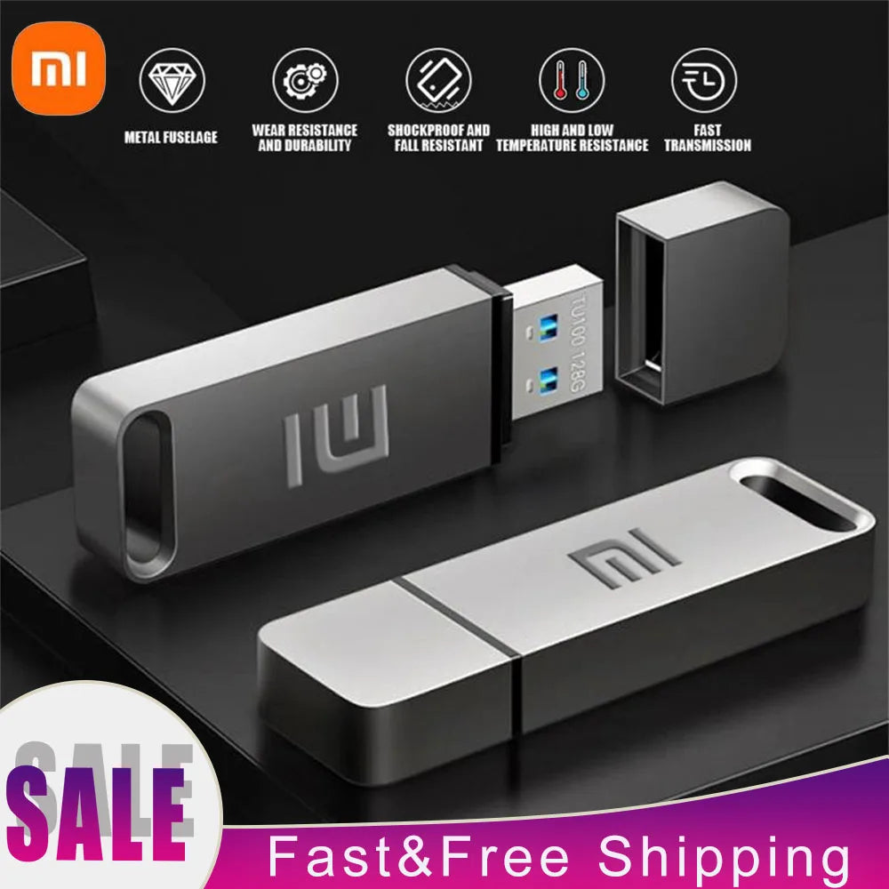 Flash Drive USB3.2 High Speed Transfer Metal Type C U Flash SSD Portable Mini Flash Drive Memory Waterproof U Drive