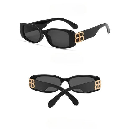 Korean Oversized Square Fashion Sunglasses for Women Sun Protection