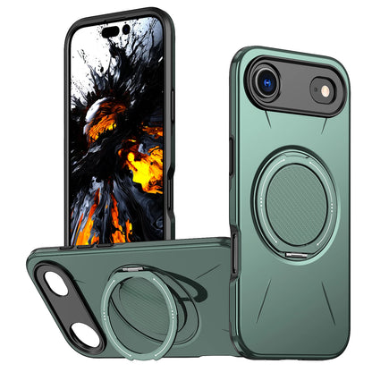 360° Rotate Bracket Military Shockproof Case For iPhone 17 Air 16 15 14 Plus 13 12 11 Pro Max Magnetic Heavy Duty Defender Cover