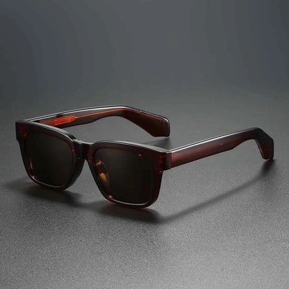 New Retro Thick Frame Square Sunglasses Men Women Popular Brand CP-inner Pin Insert Sun Glasses Polarized Lens Glasses
