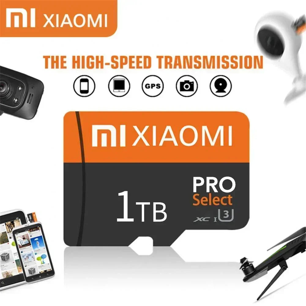 Xiaomi Master copy version Micro SD Card 2TB 1TB 512GB High Speed Memory Card 256GB 128GB Class TF Card for Drone Equipment Audio PC