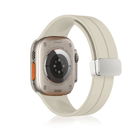 Magnetic Strap For Apple watch ultra 2 band 49mm Silicone Bracelet iWatch Series 9 7 8 6 5 4 3 se 44mm 45mm 40mm 41mm 42mm 38mm