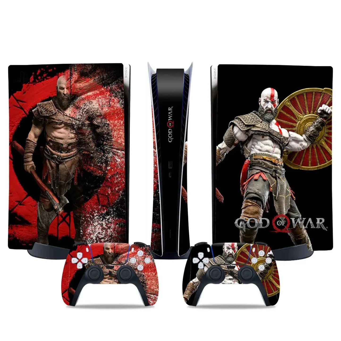 God war PS5 digital edition Skin Sticker Decal Cover for PS5 digital Console and 2 Controllers PS5 Skin Sticker