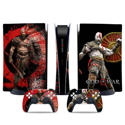 God war PS5 digital edition Skin Sticker Decal Cover for PS5 digital Console and 2 Controllers PS5 Skin Sticker