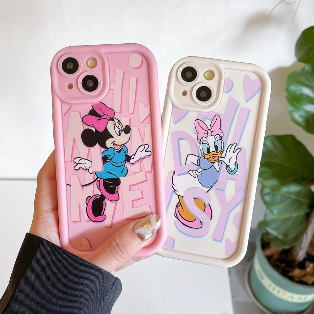 Cute Painting Phone Case For iPhone 14 Plus 15 Pro Max 11 12 13 Mini XR X XS 7 8 SE 2020