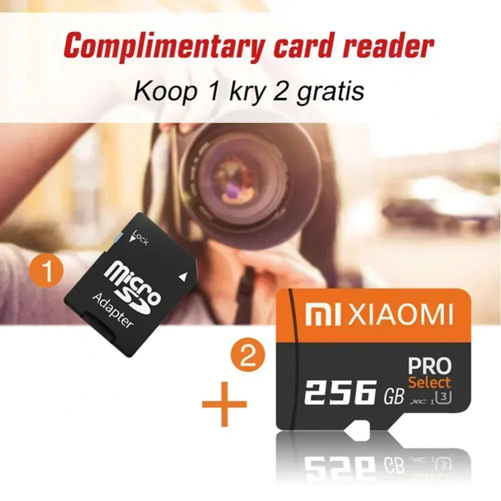 Xiaomi Master copy version Micro SD Card 2TB 1TB 512GB High Speed Memory Card 256GB 128GB Class TF Card for Drone Equipment Audio PC