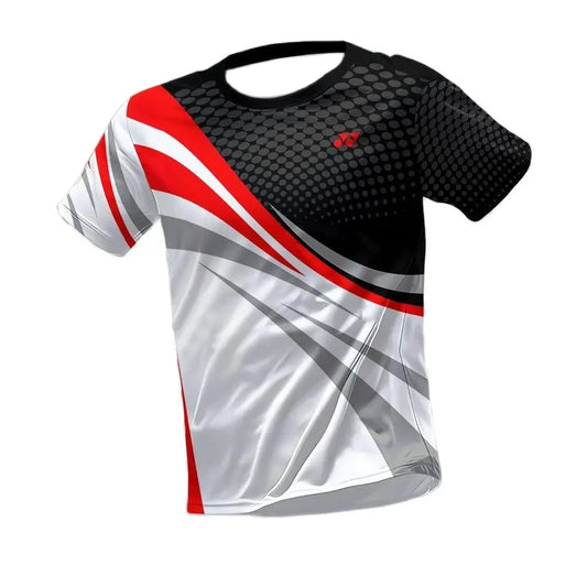 2025 3D Printing Hot Selling Outdoor Running Sports Breathable Quick Drying Fitness Clothing Casual Wear Round Neck T Shirts