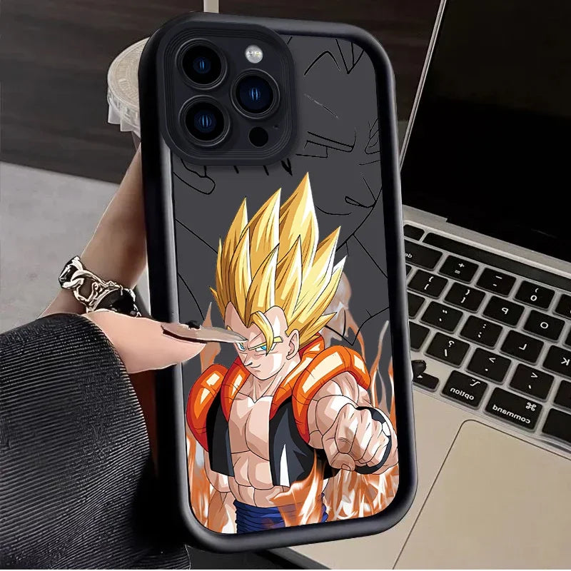 D-Dragons Balls Case for iPhone 16 15 14 13 12 11 Pro Max XS X XR 8 7 6S 6 Plus SE 2020 Liquid Silicone Shockproof Back Cover