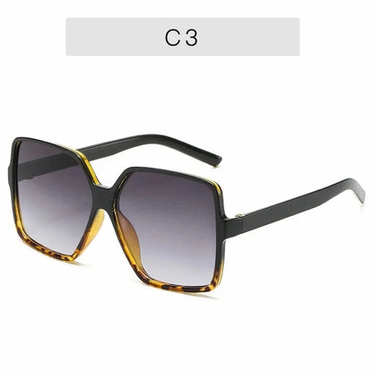 Oversized Square Fashion Gradient Color Sunglasses for Men and Women Driving Beach Party Travel Use - ST Superstore