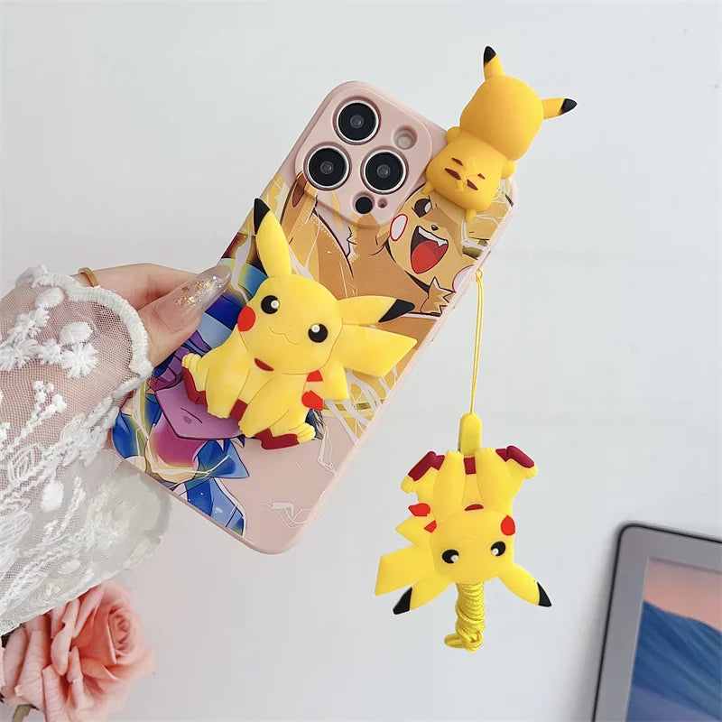 Cute Cartoon Phone Case For iPhone 14 15 13 12 11Pro Max Cartoon Y2K Lovely Anti Fall Cover