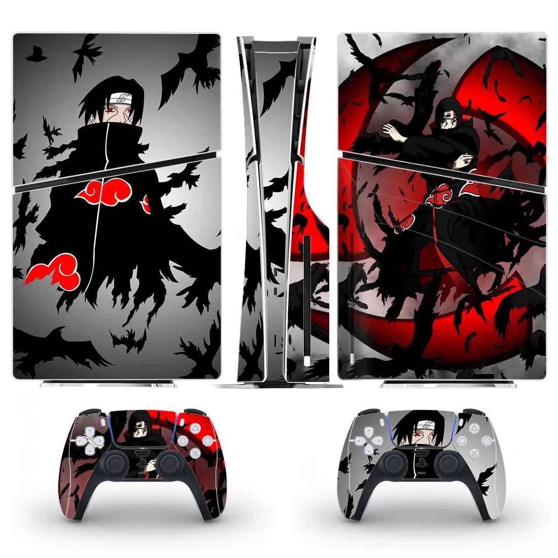 New Anime PS5 Slim Disc Digital Skin Sticker Protector Decal Cover for Console Controller PS5 Slim Sticker Vinyl