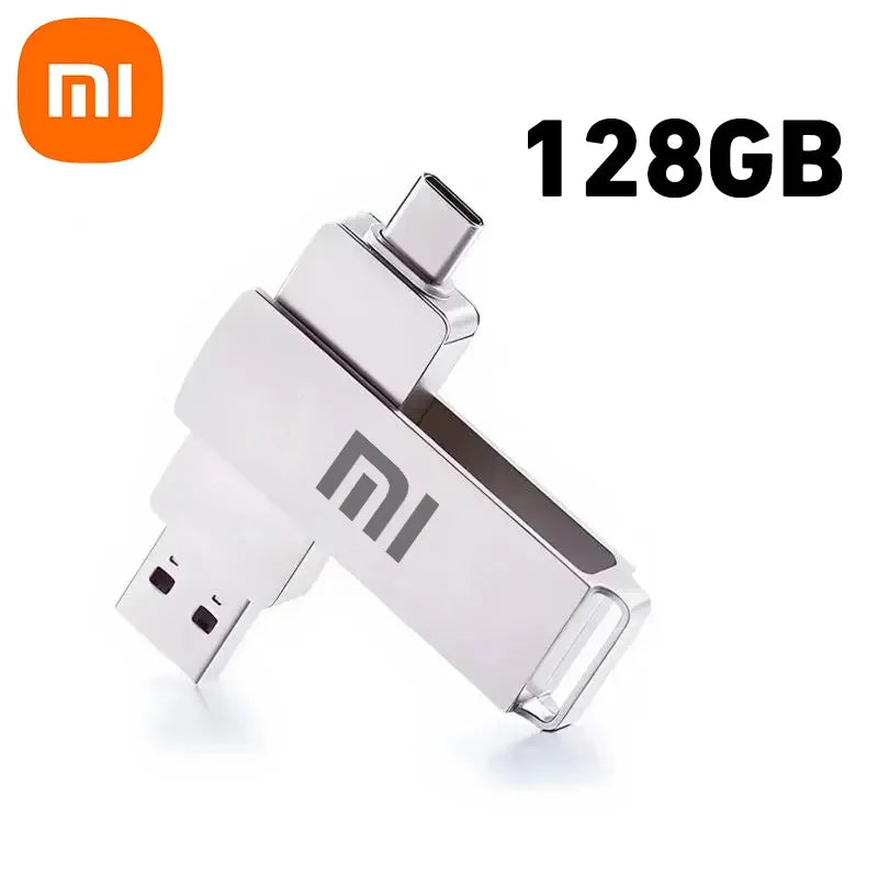 Xiaomi 16TB 3.0 USB Flash Drive Metal High-Speed Pen Drive 2TB 512GB Waterproof Type-C Usb PenDrive For Computer Storage Devices