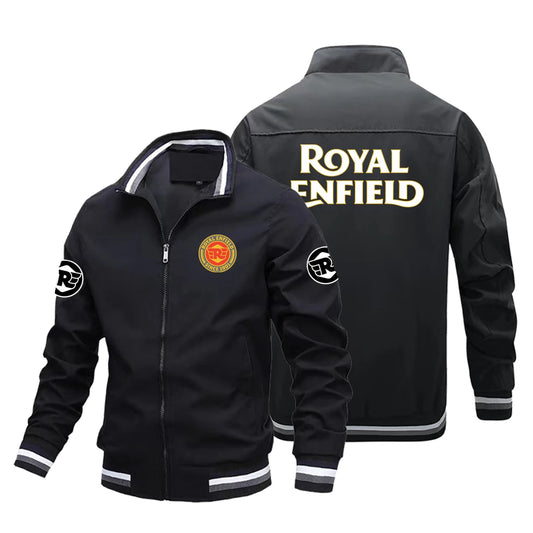 2026 New Retro style Royal Enfield Motorcycle Jacket Racing Jacket Windbreaker Outdoor Sports Bicycle Jacket Men's Clothing tops