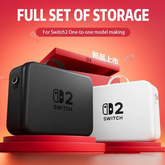 Large capacity Storage Bag For switch2 Fully Set Hand Storage Bag Switch EVA Carry Case Protective Shell for Switch2 Accessories