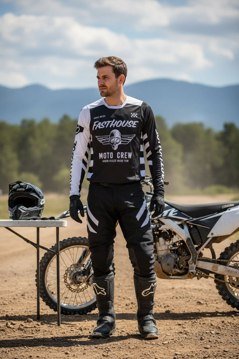 Men's Off-Road Mountain Motocross Downhill MTB Jersey
