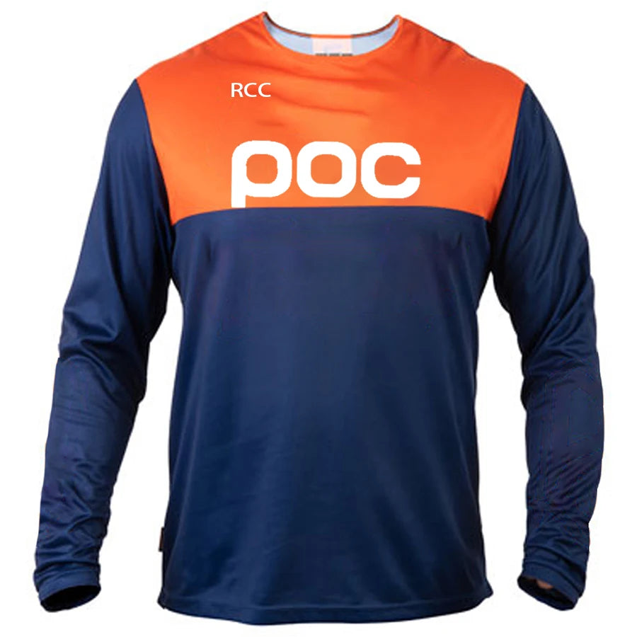 POC 2026 Men Cycling Motocross Jersey Downhil Mountain Bike DH Shirt MX Motorcycle Clothing Ropa for Boys MTB T-Shirts