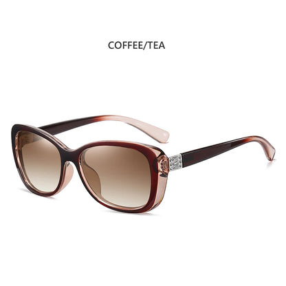 New Luxury Brand Diamond Gradient lens Sunglasses Women Polarized Glasses Driving Anti-glare Sun Glasses oculos de sol feminino
