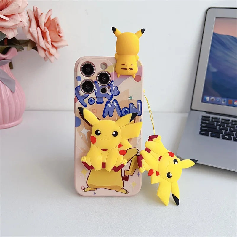 Cute Cartoon Phone Case For iPhone 14 15 13 12 11Pro Max Cartoon Y2K Lovely Anti Fall Cover