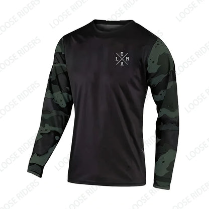 Loose Rider Jersey BMX Endurance Bike Shirt DH Off-Road Mountain Bike Downhill Jersey