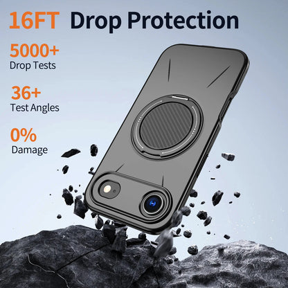 360° Rotate Bracket Military Shockproof Case For iPhone 17 Air 16 15 14 Plus 13 12 11 Pro Max Magnetic Heavy Duty Defender Cover