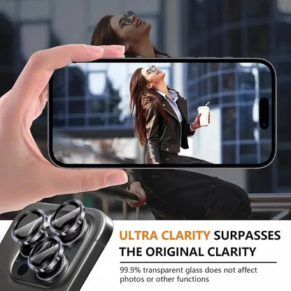 3Pcs Metal Lens Protector Glass for IPhone 16 13 12 11 14 15 Pro Max Mini Back Camera Lens Protection for IPhone 14 15 16 Plus