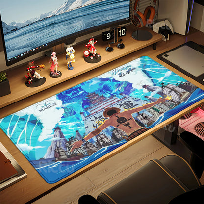 HD peripherals One P-Piece Gaming Mouse Pad Japan Anime Gamer Keyboard PC Mouse Mat Rubber Cartoon Motbook Computer Book cushion