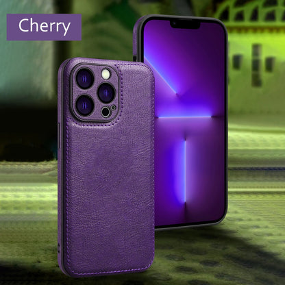 Soft Leather Case for iPhone 15 14 13 12 11 16 Pro Max XR XS Max 7 8 Plus Ultra Thin Lens Protection iphone16 16Pro Cover Coque - ST Superstore