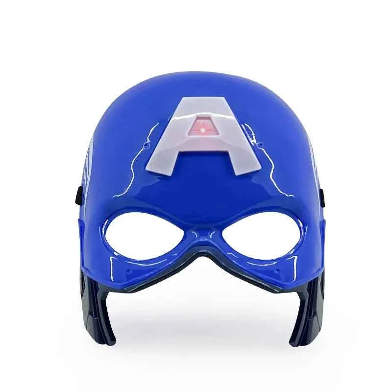 Spider-Man Spiderman Cosplay LED Mask Iron Man Hulk Mask Captain America Costume Super hero Cosplay Halloween Cosplay Party Prop