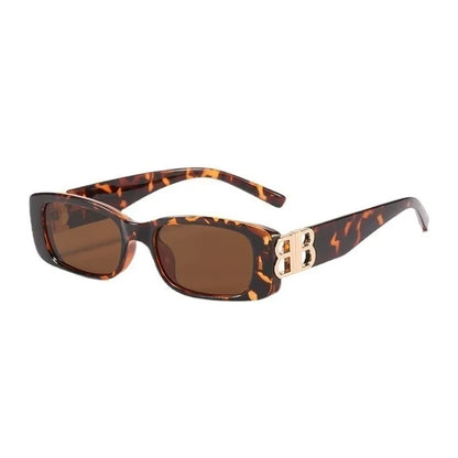 Korean Oversized Square Fashion Sunglasses for Women Sun Protection