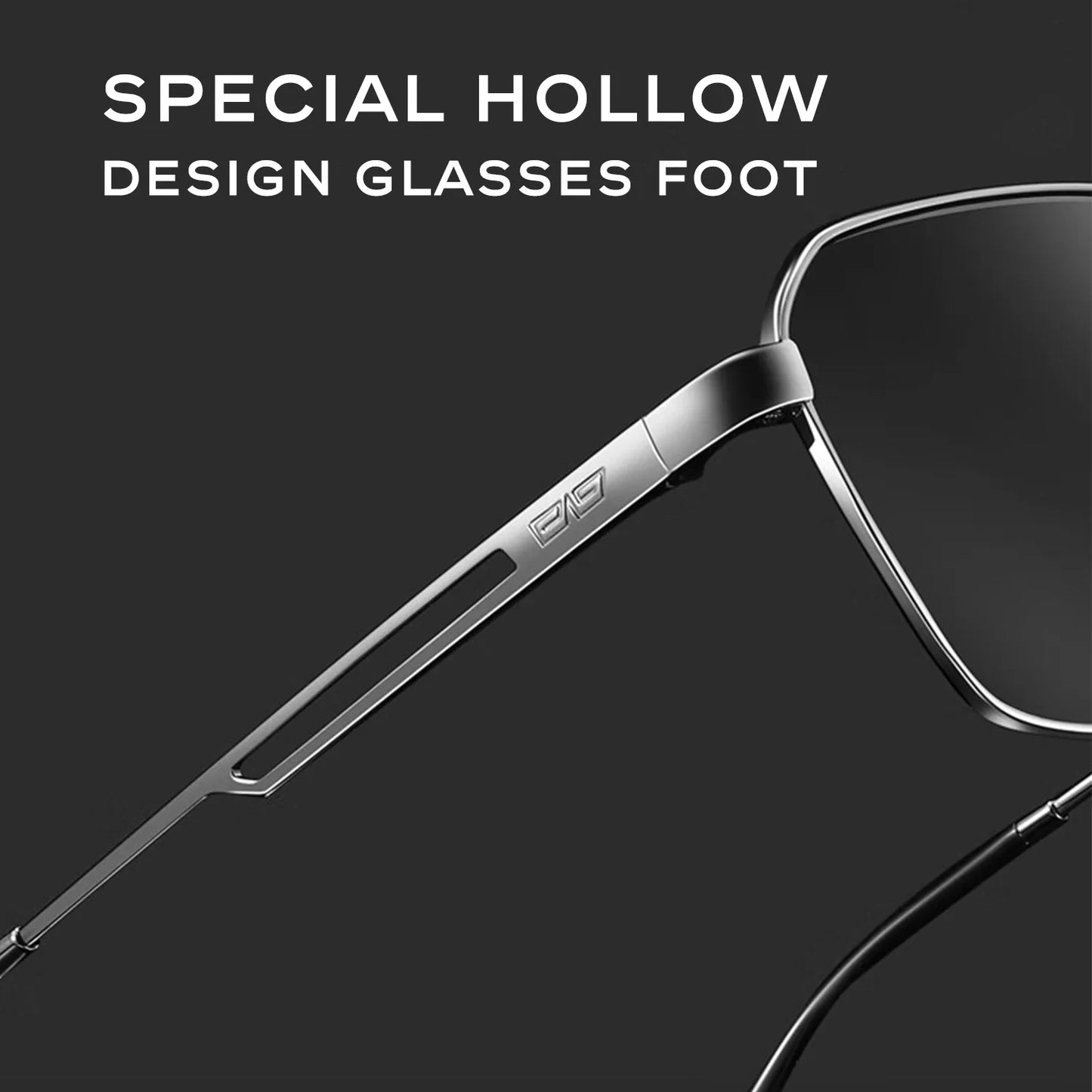 CAPONI Polarized Sunglasses Men Outdoor Brand Design Black Sun Glasses Driving UV400 Protect Photochromic Gray Glasses BS24708