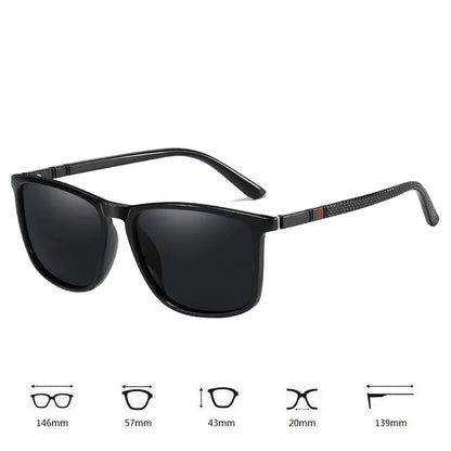 Luxury Square Vintage Polarized Cycling Sunglasses Men Women Fashion Travel Driving Fishing Sun Glasses Male Eyewear UV400