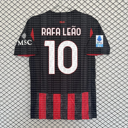 2025 Best-selling New 3D Printed AC Milan Soccer Jersey for Men and Women, Quick-drying Shirt Breathable MOTO Trendy T-shirt