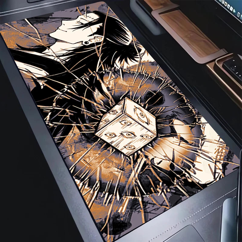 Mouse Pad Jujutsu Kaisen Geto Non-Slip Large Gaming Rubber Mouse Computer Keyboard Mats Game player accessories PC carpet XL XXL